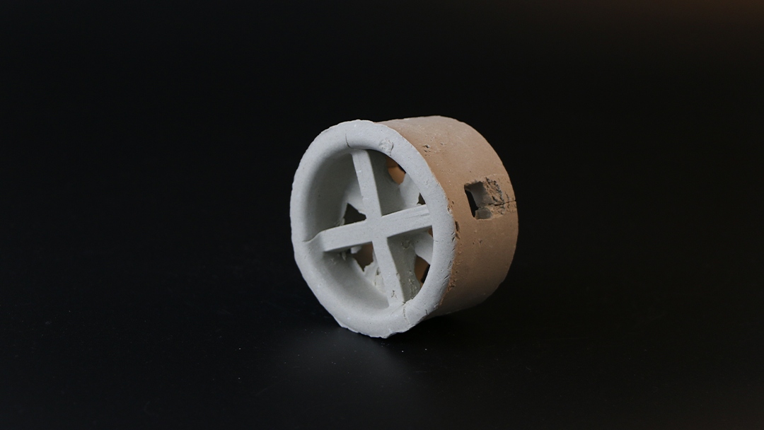 Ceramic Cascade Mini Ring 25mm 38mm for Acid Absorption