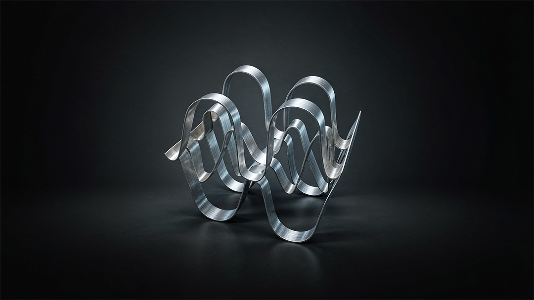 Stainless steel metal super Raschig rings with sinusoidal web structure stacked for distillation column random packing